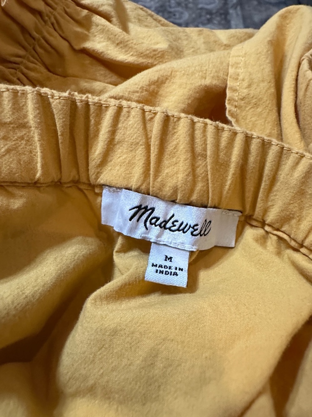 Madewell warm Yellow sundress - Picture 5 of 6